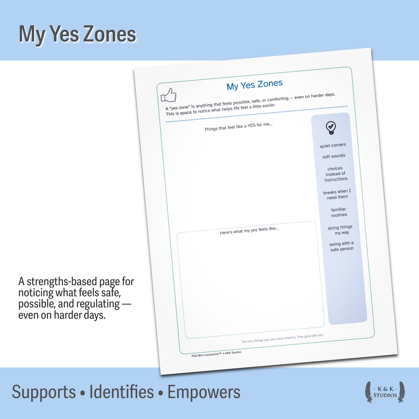 Section 6 — My Patterns, Maps & Safe Places