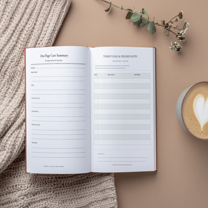 OT PT SLP therapy schedule and progress tracker