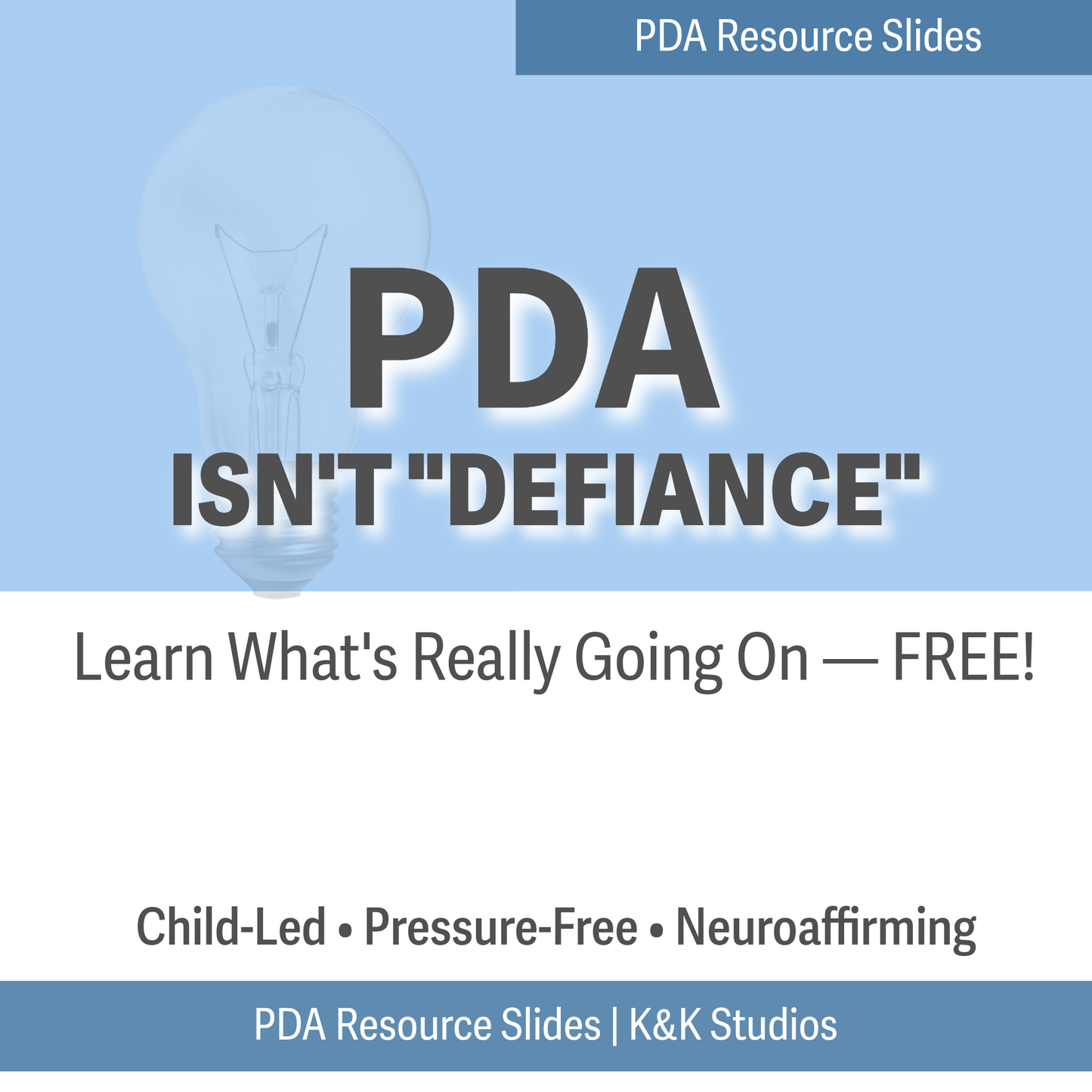 PDA Workbook Sample | Free Neuroaffirming PDA Slides