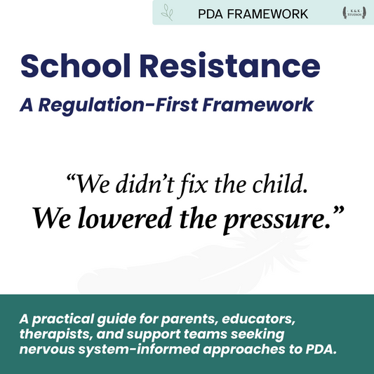 School Resistance Framework – PDA-Informed Professional Guide