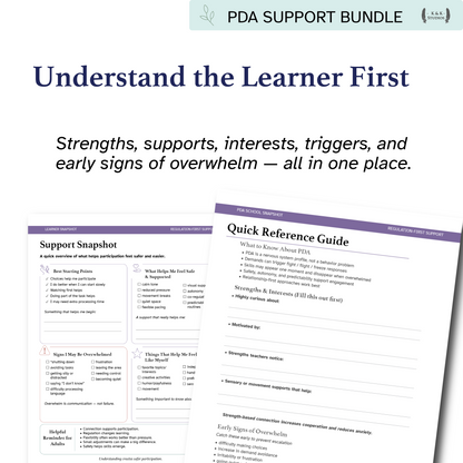 PDA School Success Toolkit