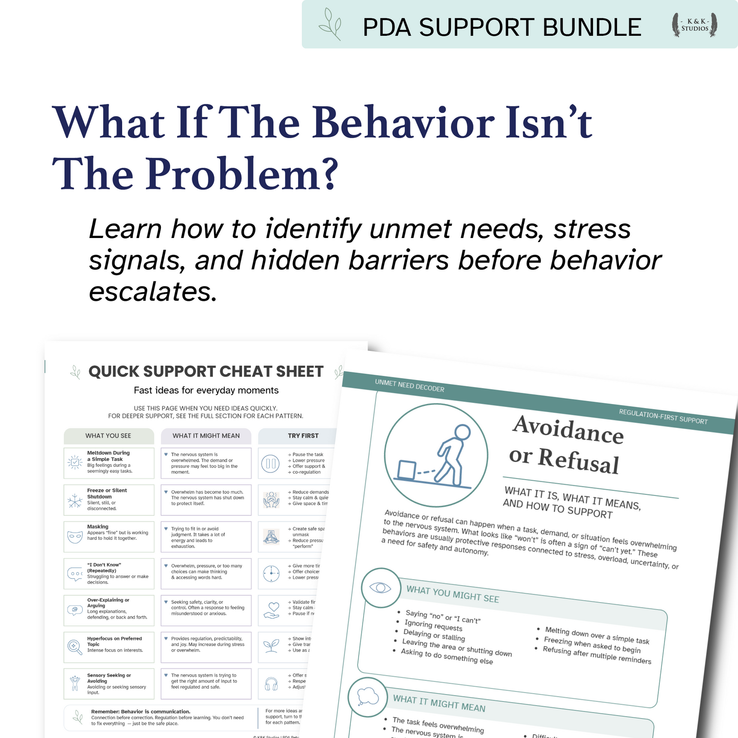 PDA School & Home Support