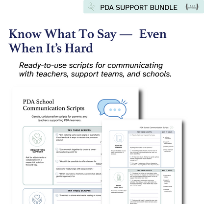 PDA School & Home Support
