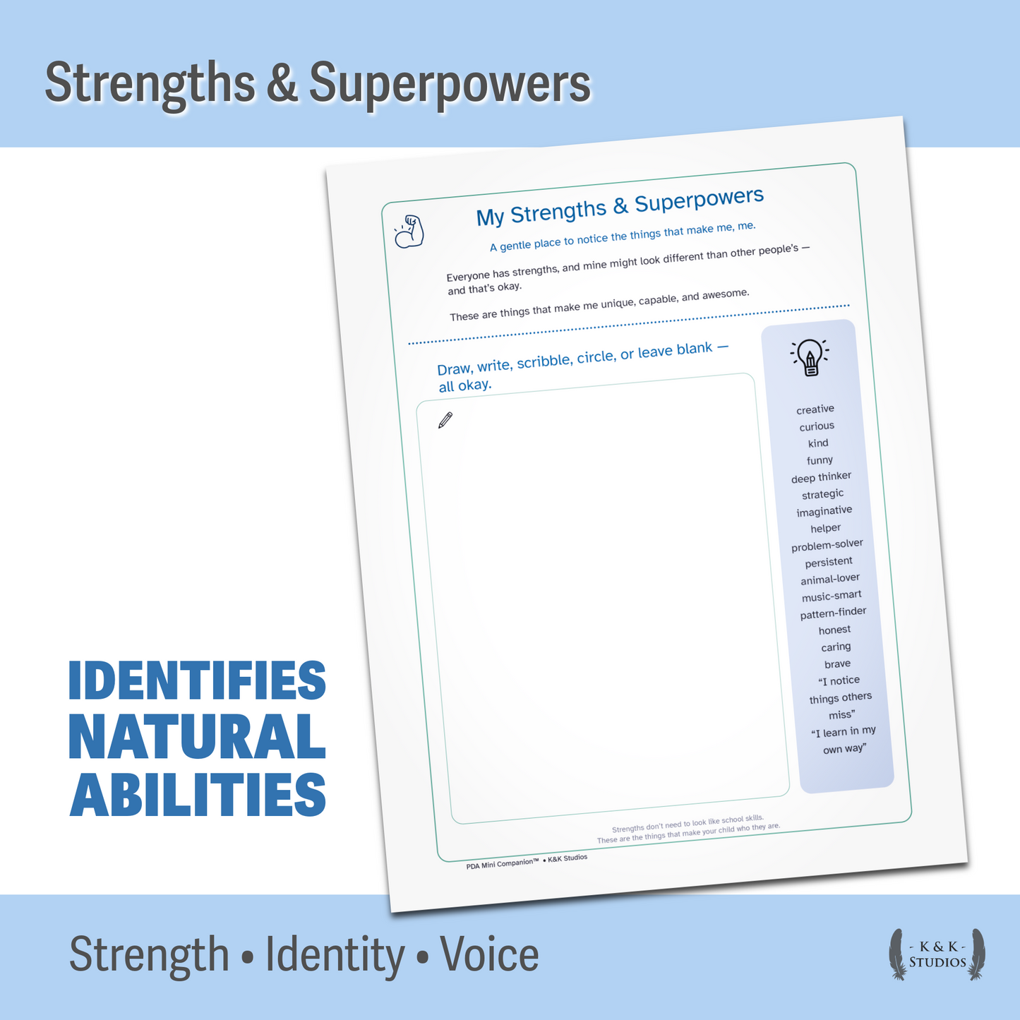 Section 1 - Strengths & Identity Toolkit