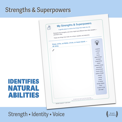 Section 1 - Strengths & Identity Toolkit
