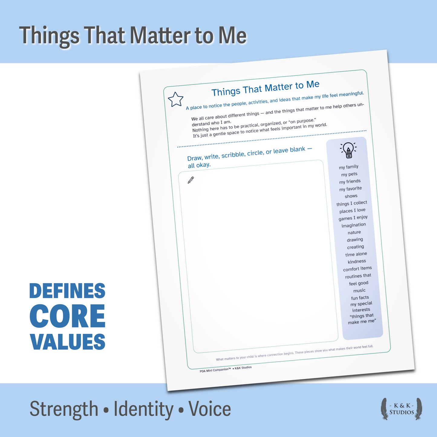 Section 1 - Strengths & Identity Toolkit