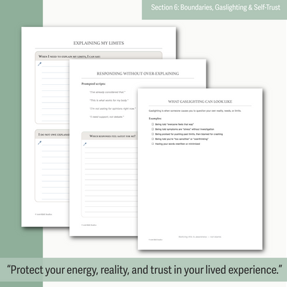 The Spoonie Planner Energy & Symptom Support System