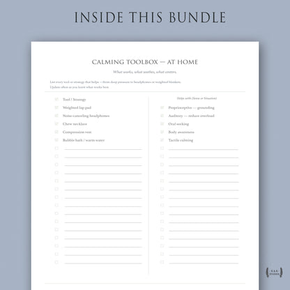 On-the-go calming strategies for emotional regulation”background