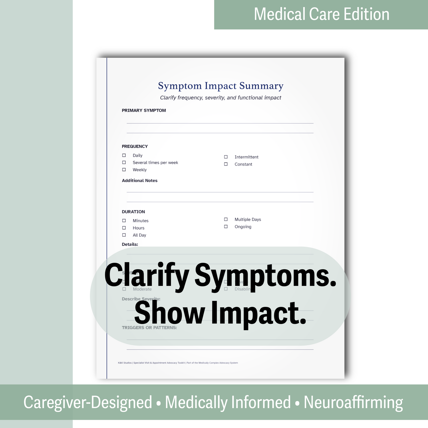 Specialist Visit - Appointment Advocacy Toolkit