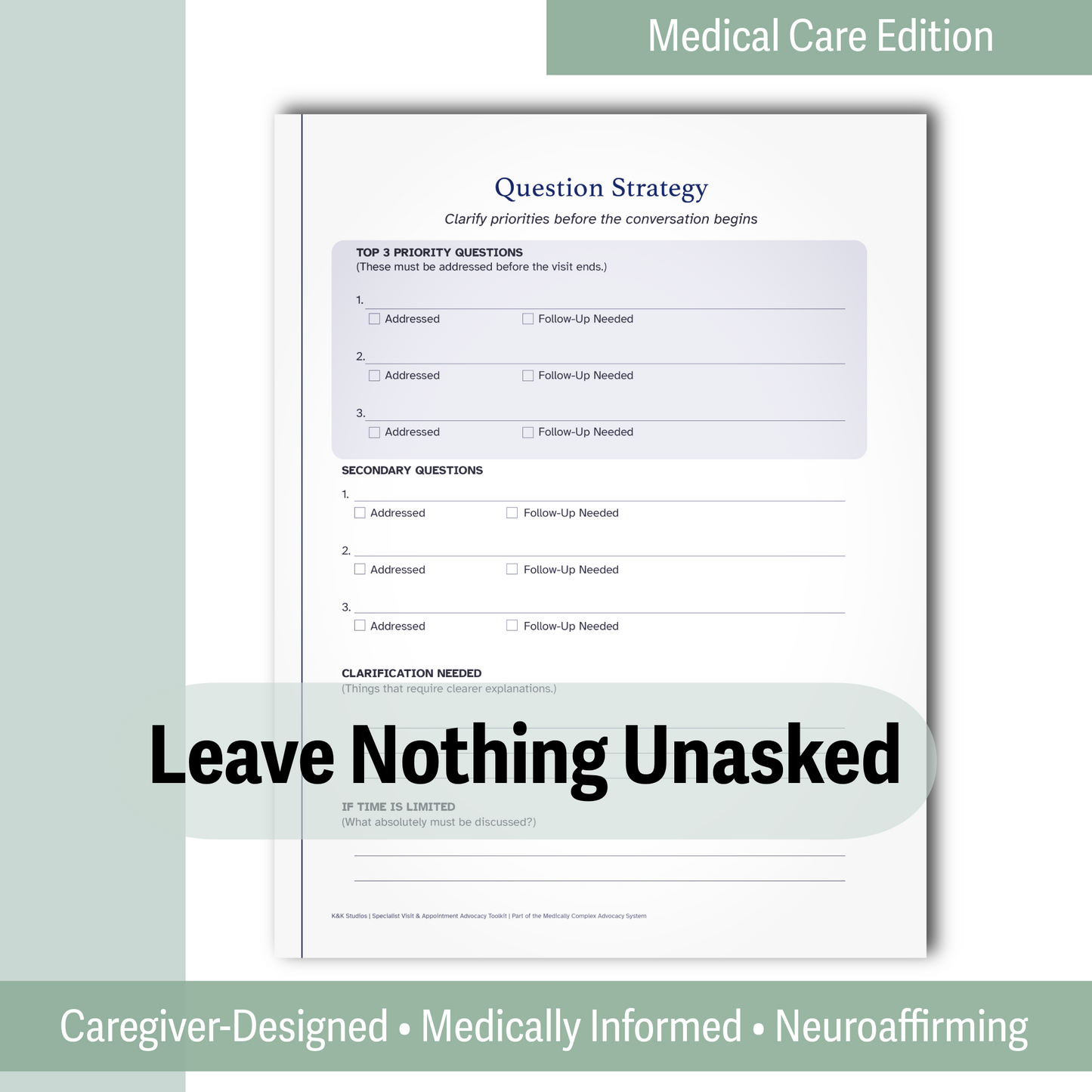 Specialist Visit - Appointment Advocacy Toolkit