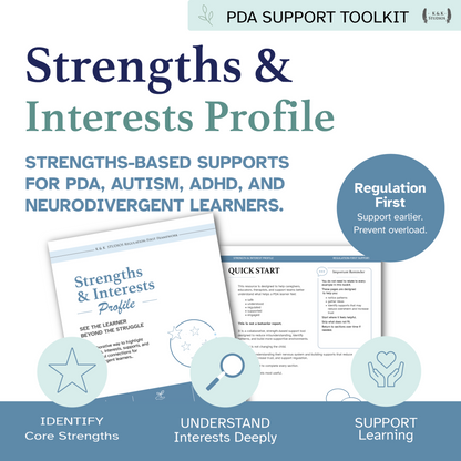 PDA Strengths & Interest Profile