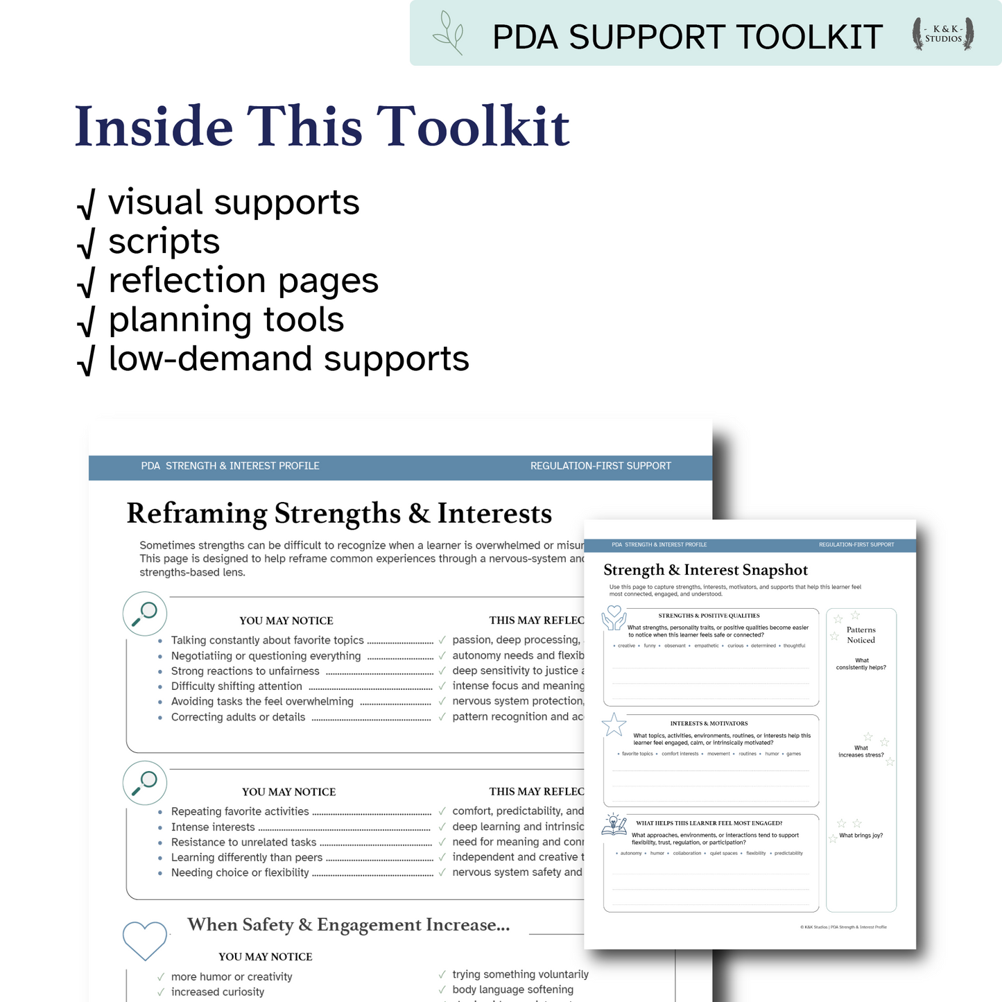 PDA Strengths & Interest Profile
