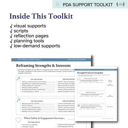 PDA Strengths & Interest Profile