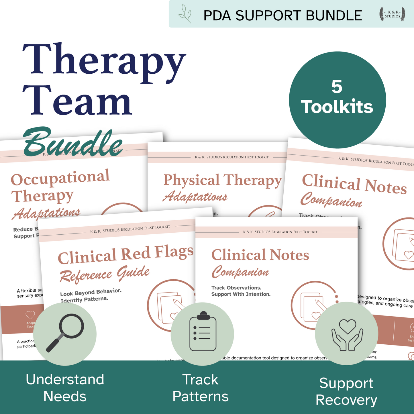 PDA Therapy Team Resource Bundle for OT, PT & SLP