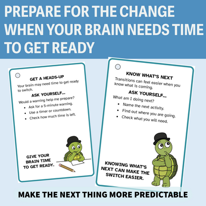 Transition Strategy Cards • Printed Cards + Downloadable Instructions
