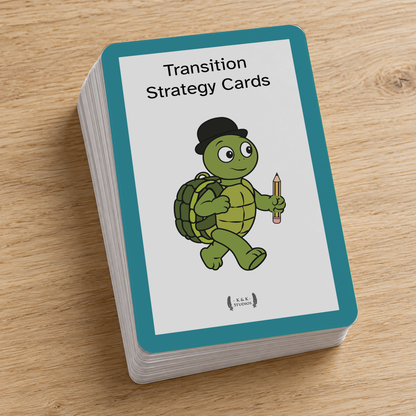 Transition Strategy Cards • Printed Cards + Downloadable Instructions