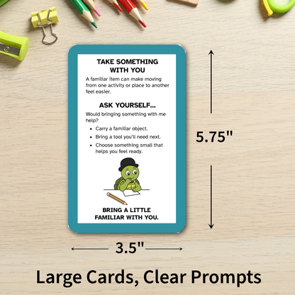 Transition Strategy Cards • Printed Cards + Downloadable Instructions