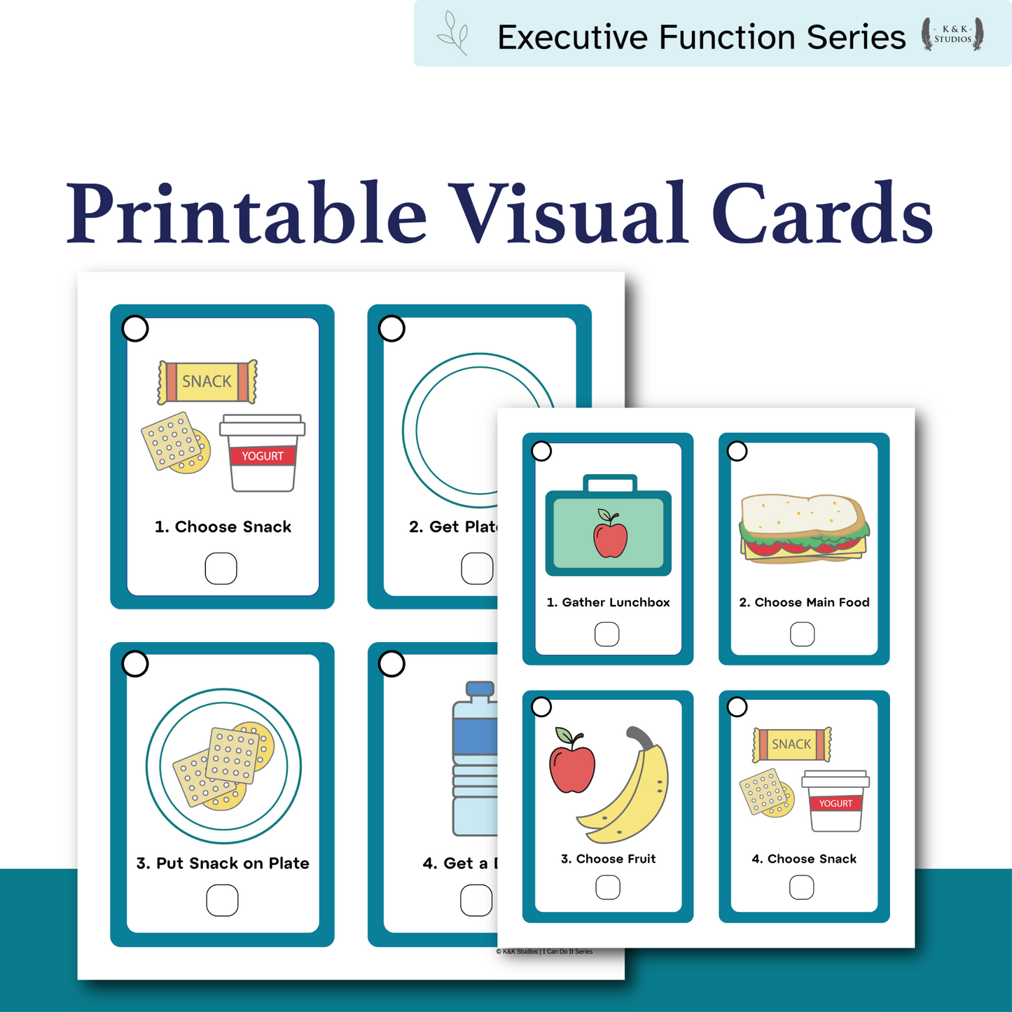 Food & Mealtime Independence Bundle: Breakfast, Lunch & Snack Visual Supports