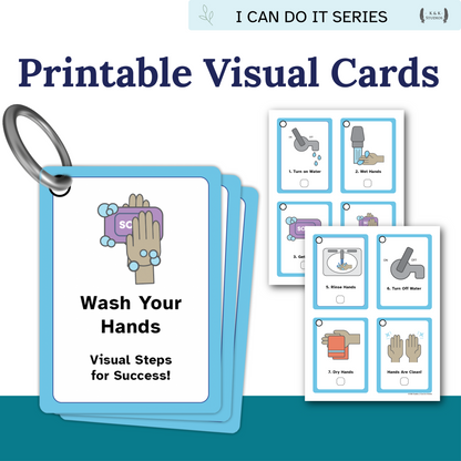 Wash Your Hands Helper | Visual Hand Washing Routine for Autism, ADHD & Executive Function Support