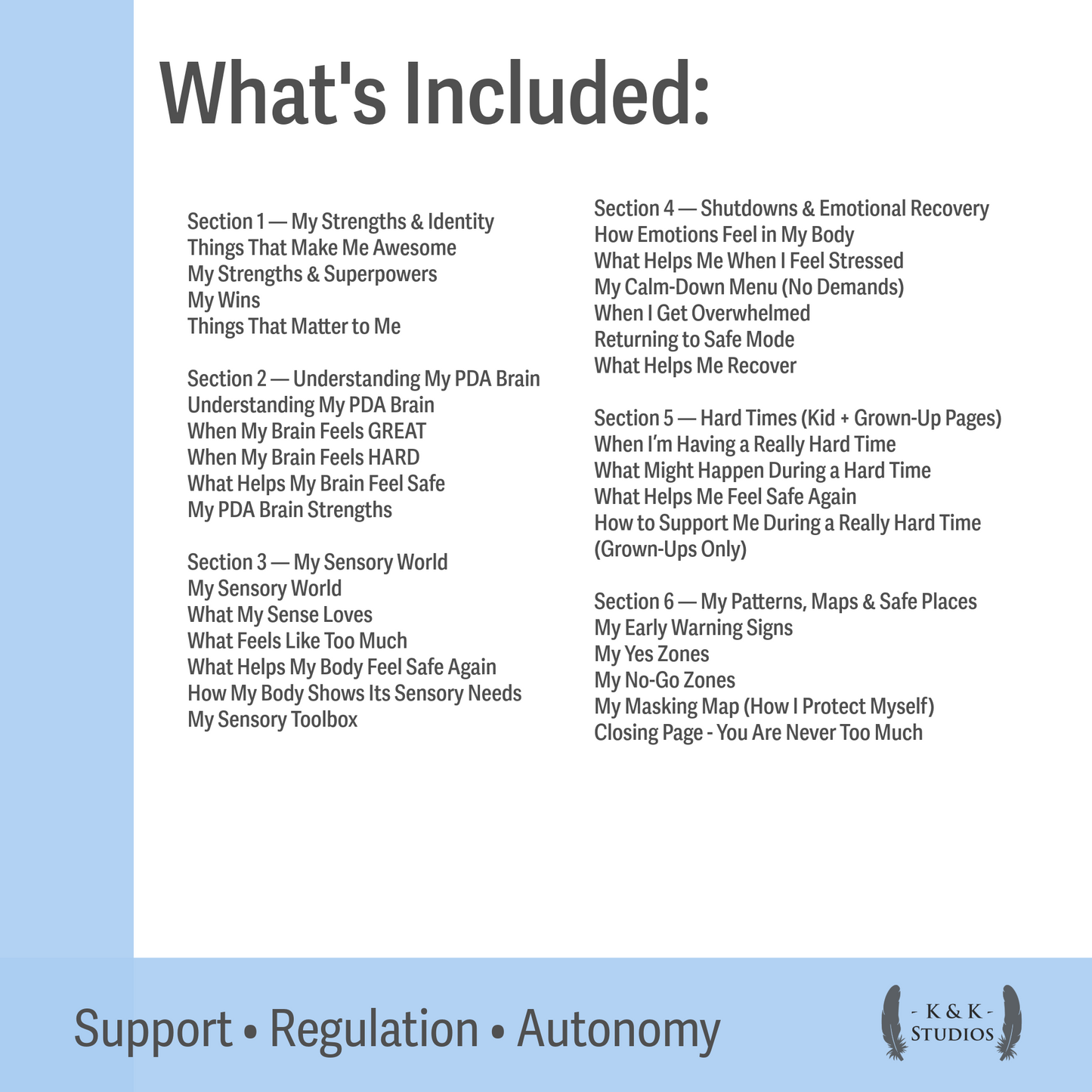 PDA Support Companion Workbook