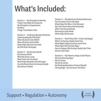 PDA Support Companion Workbook