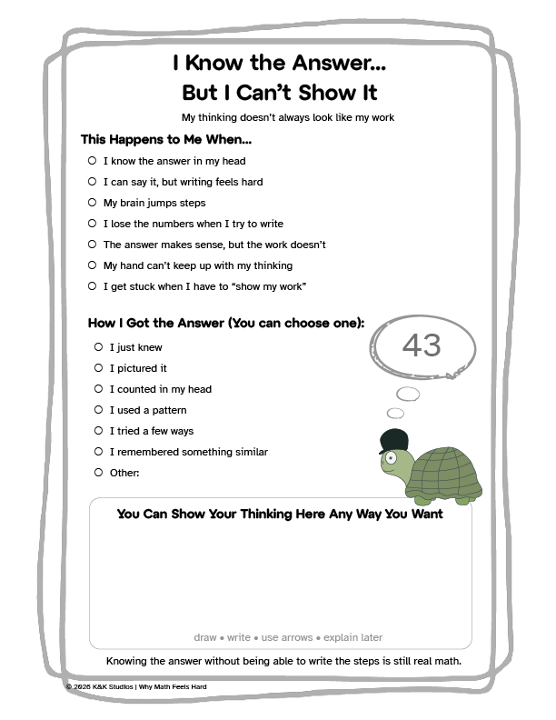 Why Math Feels Hard | Dyscalculia & Math Anxiety Toolkit