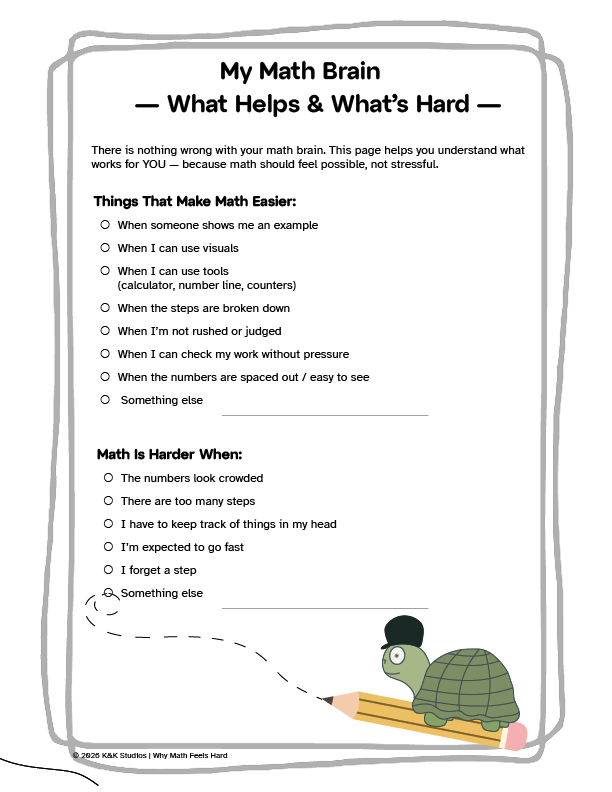 Why Math Feels Hard | Dyscalculia & Math Anxiety Toolkit