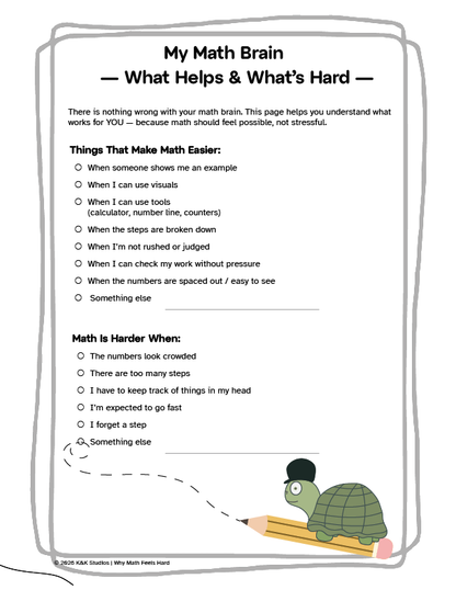 Why Math Feels Hard | Dyscalculia & Math Anxiety Toolkit