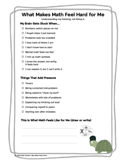 Why Math Feels Hard | Dyscalculia & Math Anxiety Toolkit