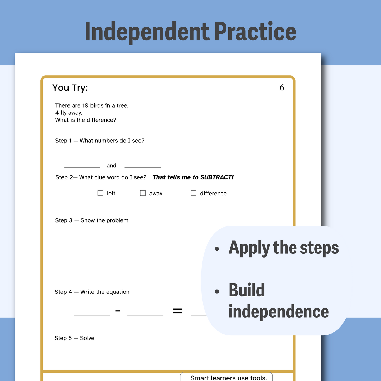 WORD PROBLEMS | Dyscalculia Support Math Intervention Toolkit