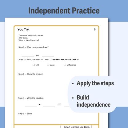 WORD PROBLEMS | Dyscalculia Support Math Intervention Toolkit