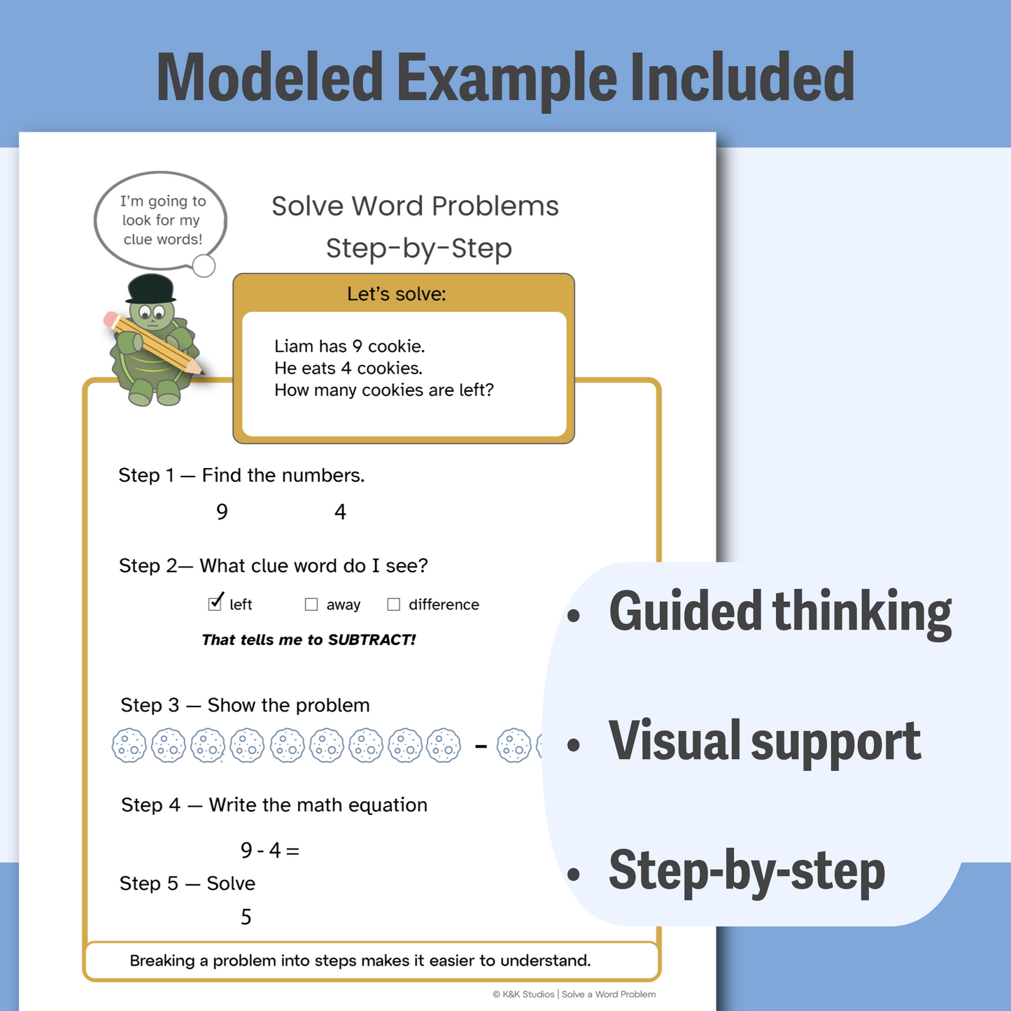 WORD PROBLEMS | Dyscalculia Support Math Intervention Toolkit
