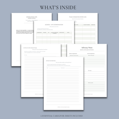 Team communication log for teachers and therapists