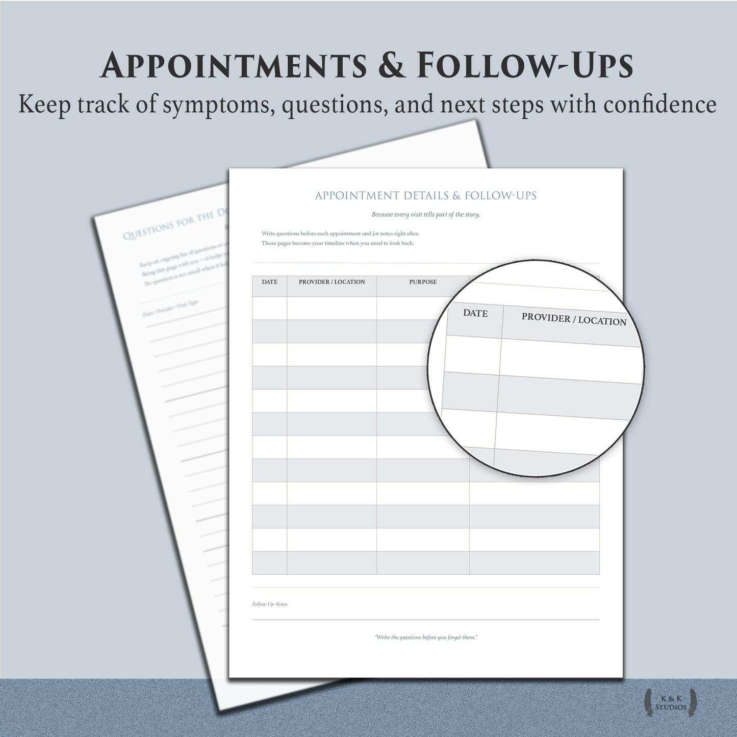 Medically Complex Kiddo Planner — Complete Caregiving System (Color + Print-Friendly PDF)