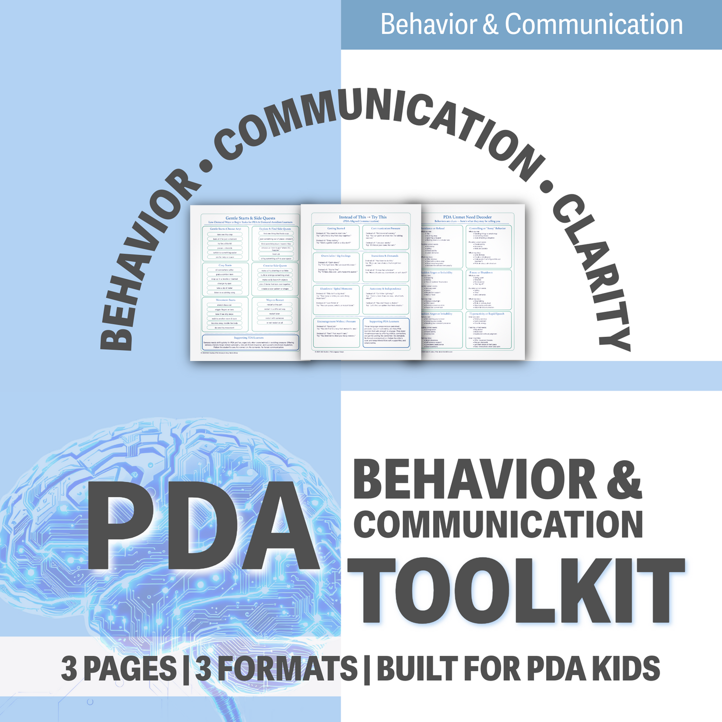 PDA Behavior & Communication Toolkit | Low-Demand Autism Supports
