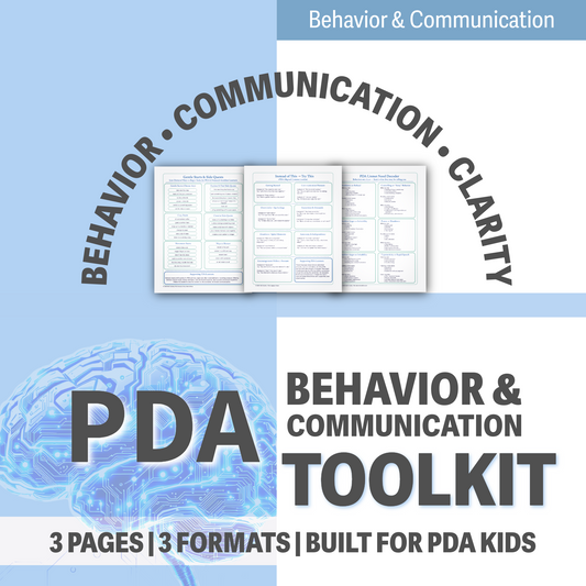 PDA Behavior & Communication Toolkit | Low-Demand Autism Supports