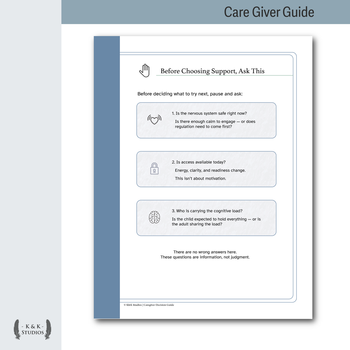 Caregiver Decision Guide