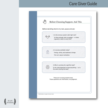 Caregiver Decision Guide