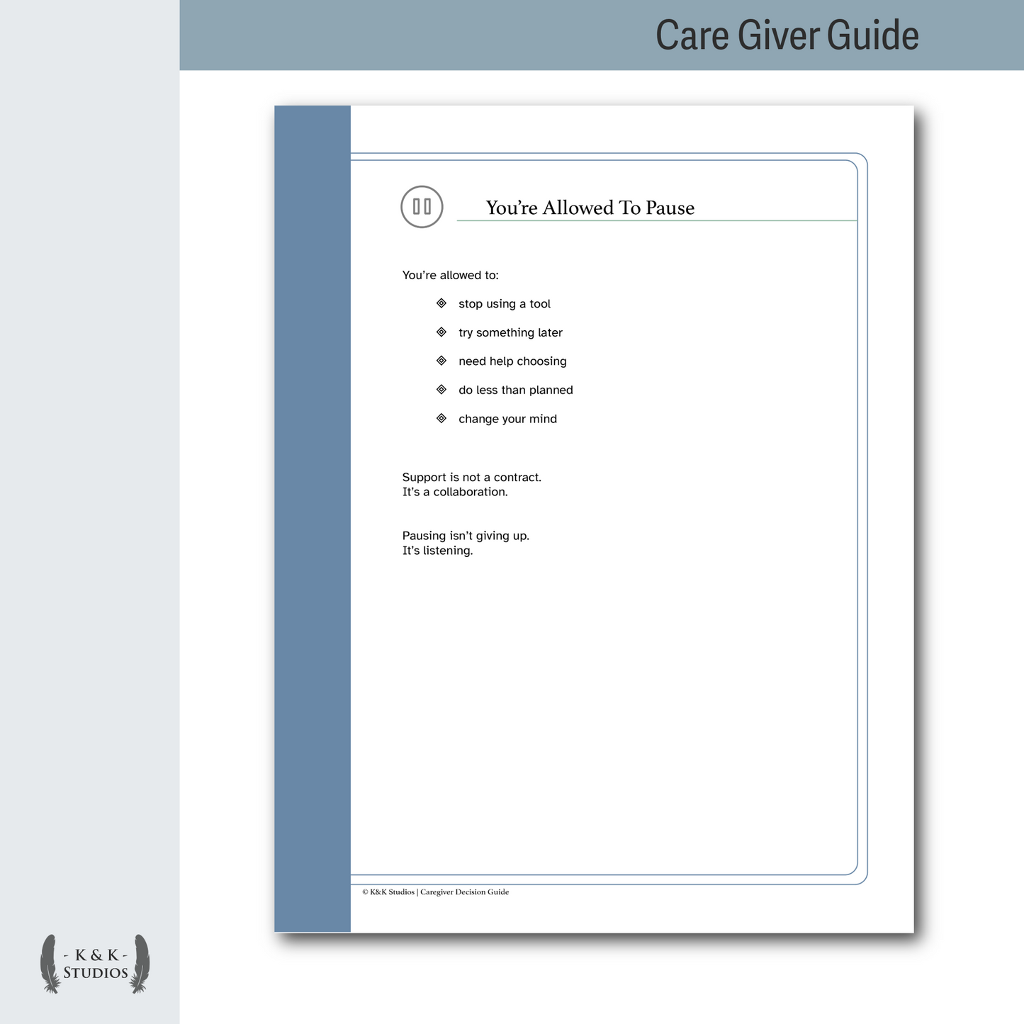 Caregiver Decision Guide