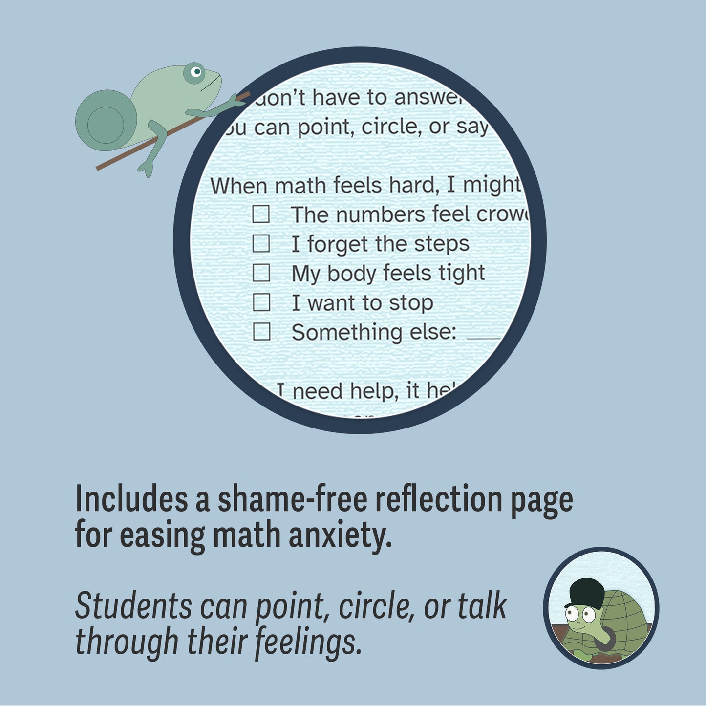 When Math Feels Hard — A Gentle SEL Story for Kids Who Struggle with Math (Color + B&W + Grayscale Versions Included)