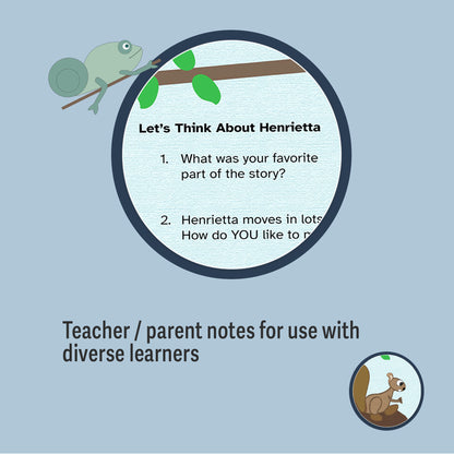 Henrietta Zooms — A Story About Moving in Your Own Way (Color + B&W + Grayscale Editions)