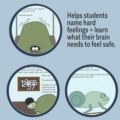 When Math Feels Hard — A Gentle SEL Story for Kids Who Struggle with Math (Color + B&W + Grayscale Versions Included)