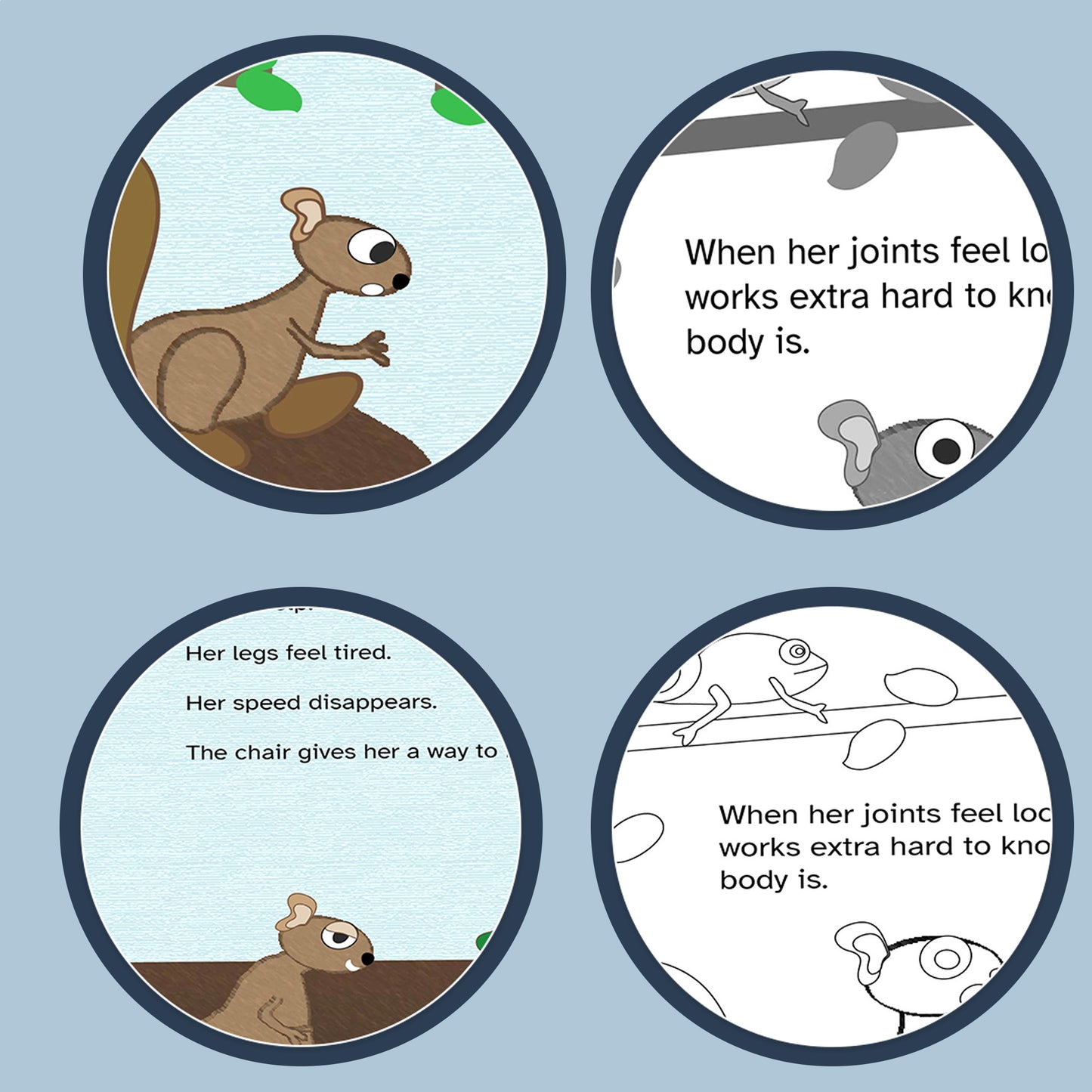 Henrietta Zooms — A Story About Moving in Your Own Way (Color + B&W + Grayscale Editions)