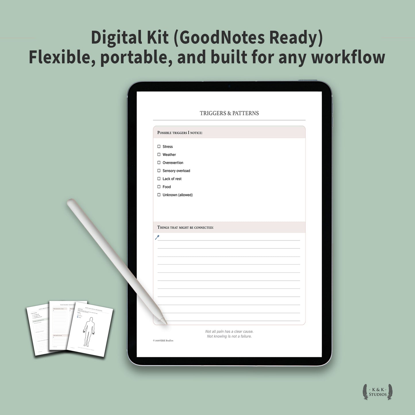The Spoonie Planner Energy & Symptom Support System