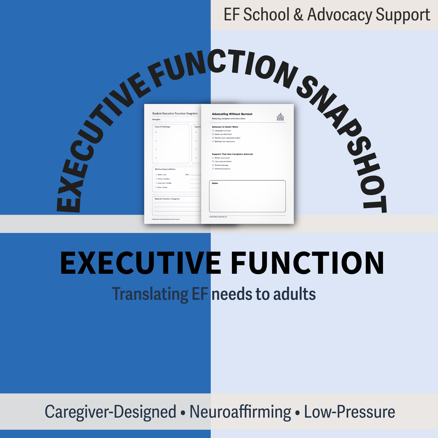 Executive Function School & Advocacy Support