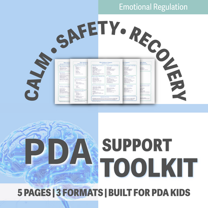 PDA Emotional Regulation & Burnout Toolkit