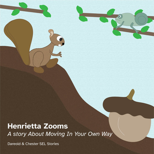 Henrietta Zooms — A Story About Moving in Your Own Way (Color + B&W + Grayscale Editions)