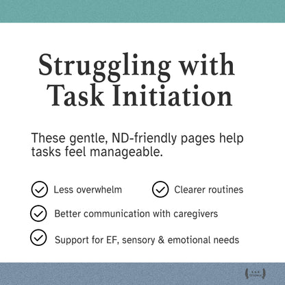 Executive Function Starter Set — Calm ND-Friendly Toolkit for ADHD, Autistic, and Anxious Learners