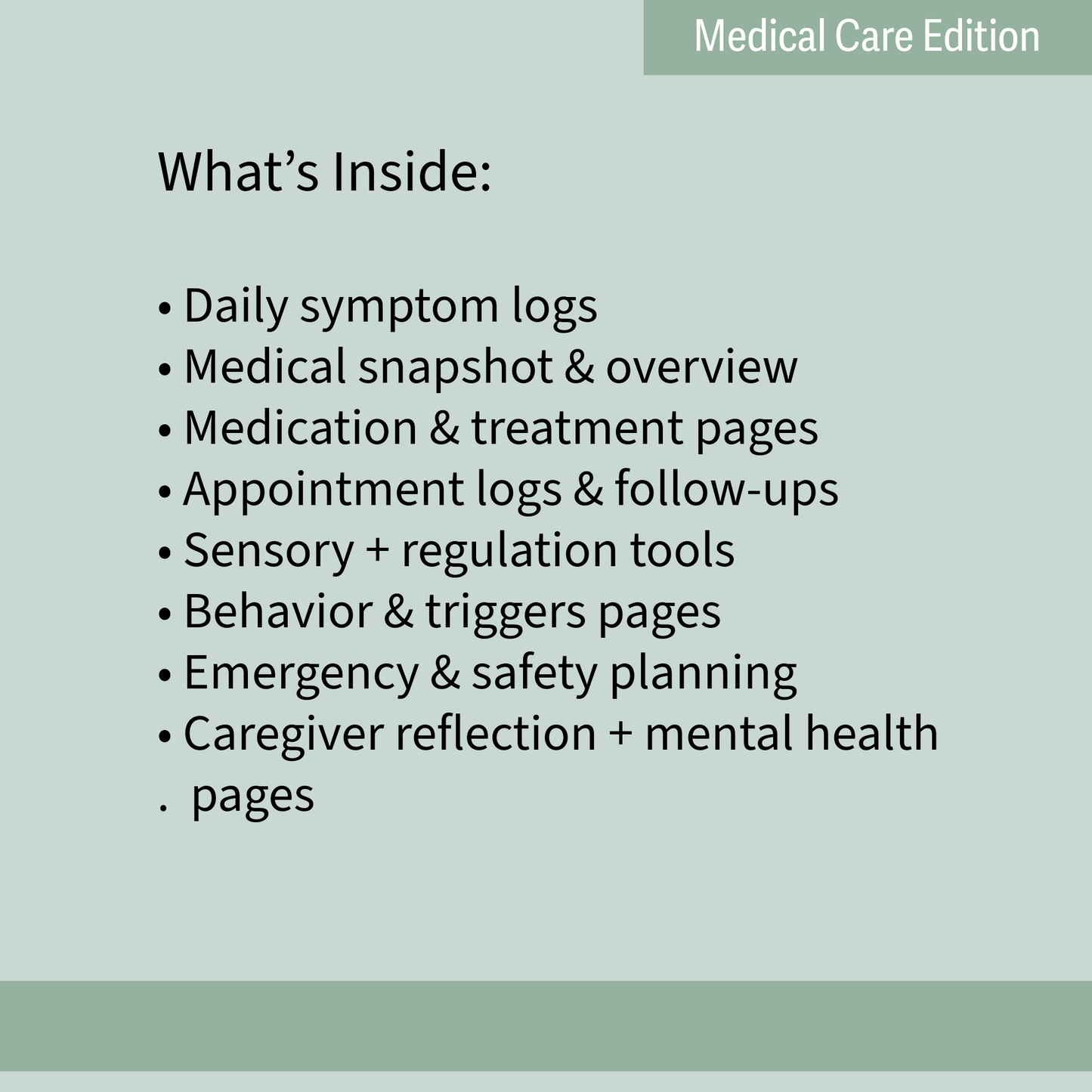 The Medically Complex Kiddo Planner