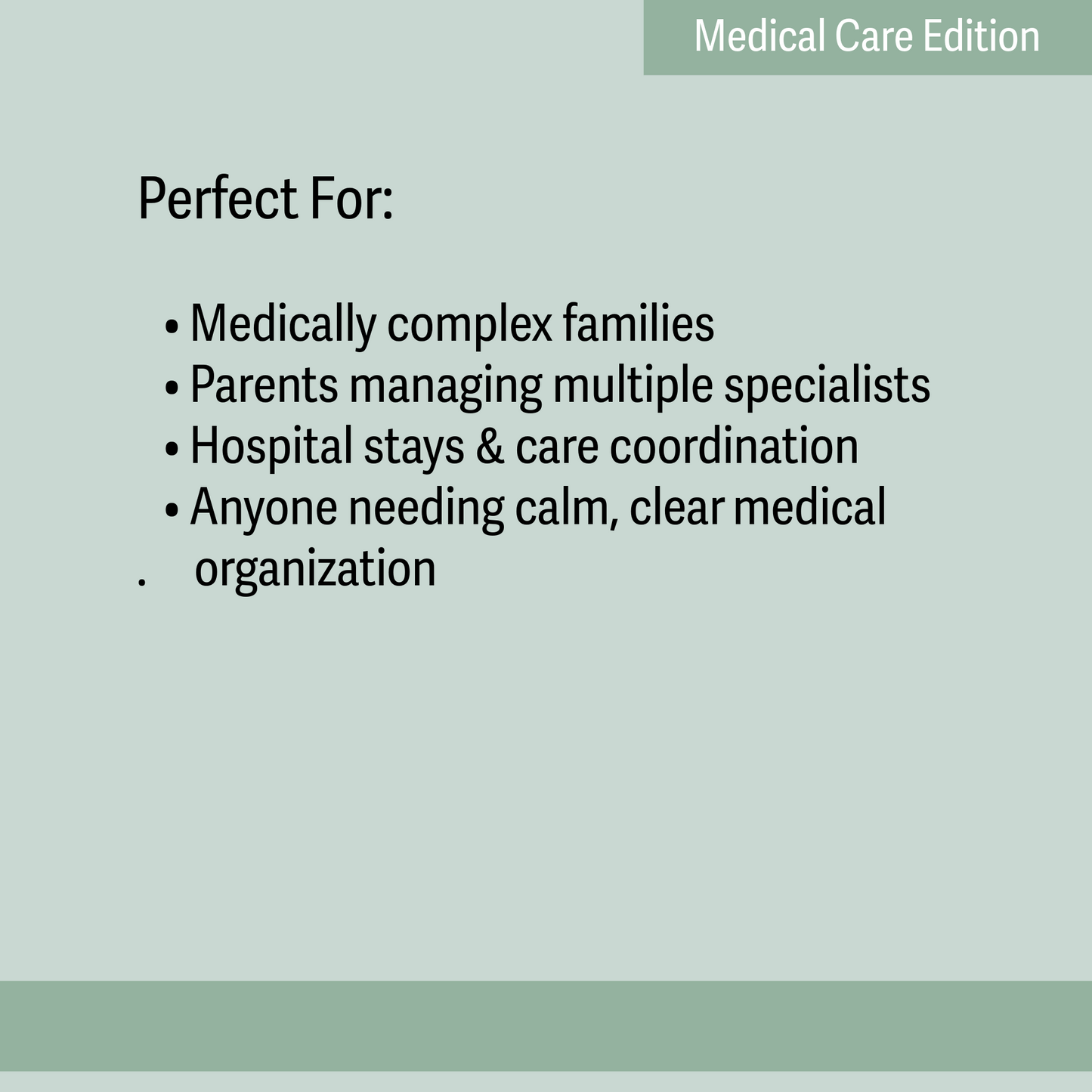 The Medically Complex Kiddo Planner